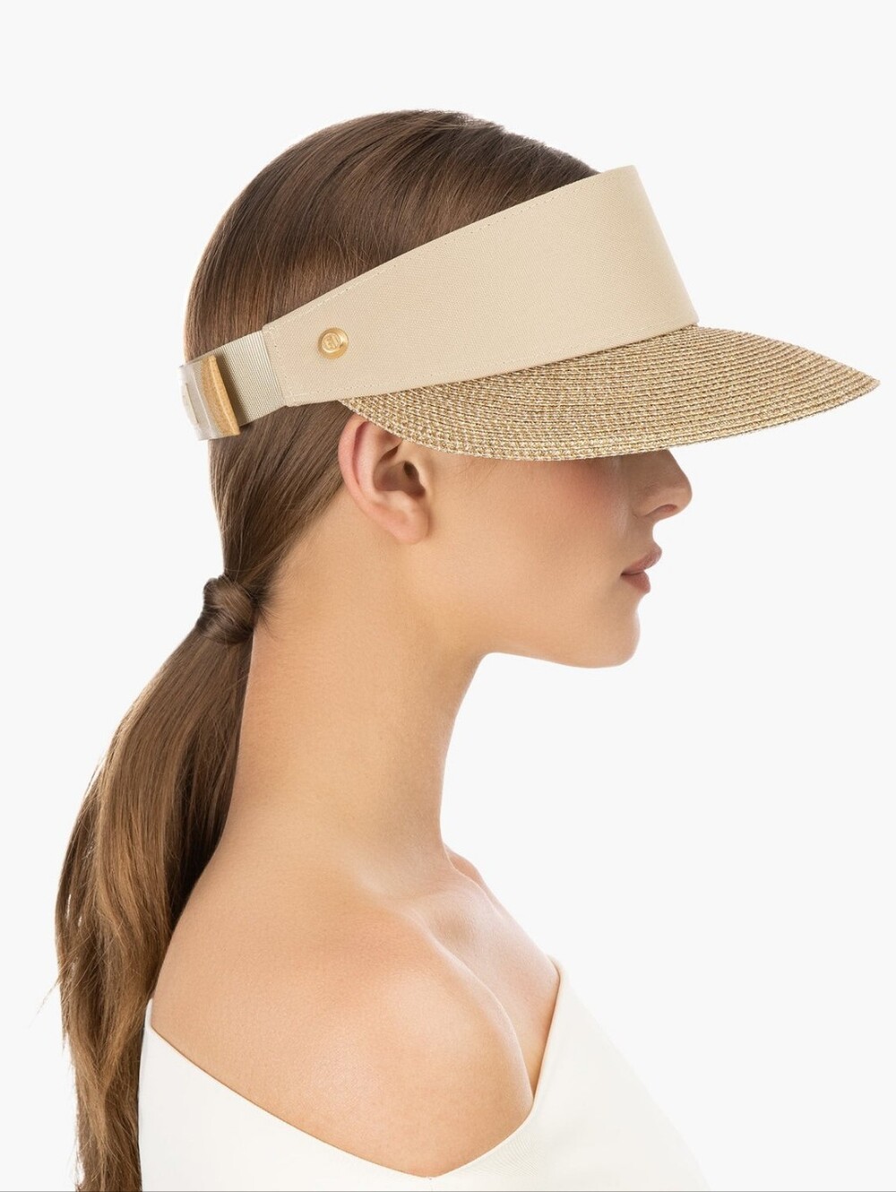 Eric Javitts "Champ" Visor Gold Sand